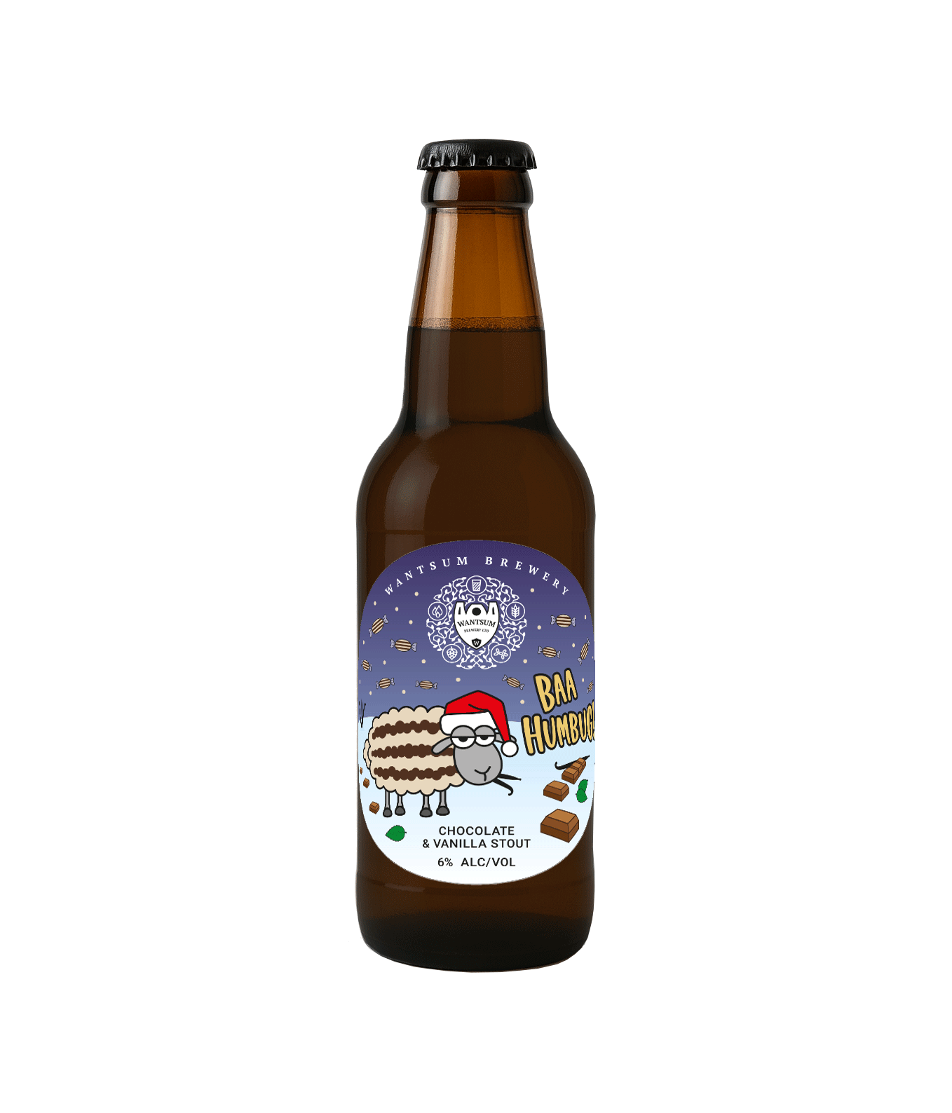 Baa Humbug - 6.0% - Chocolate & Vanilla Stout Bottle