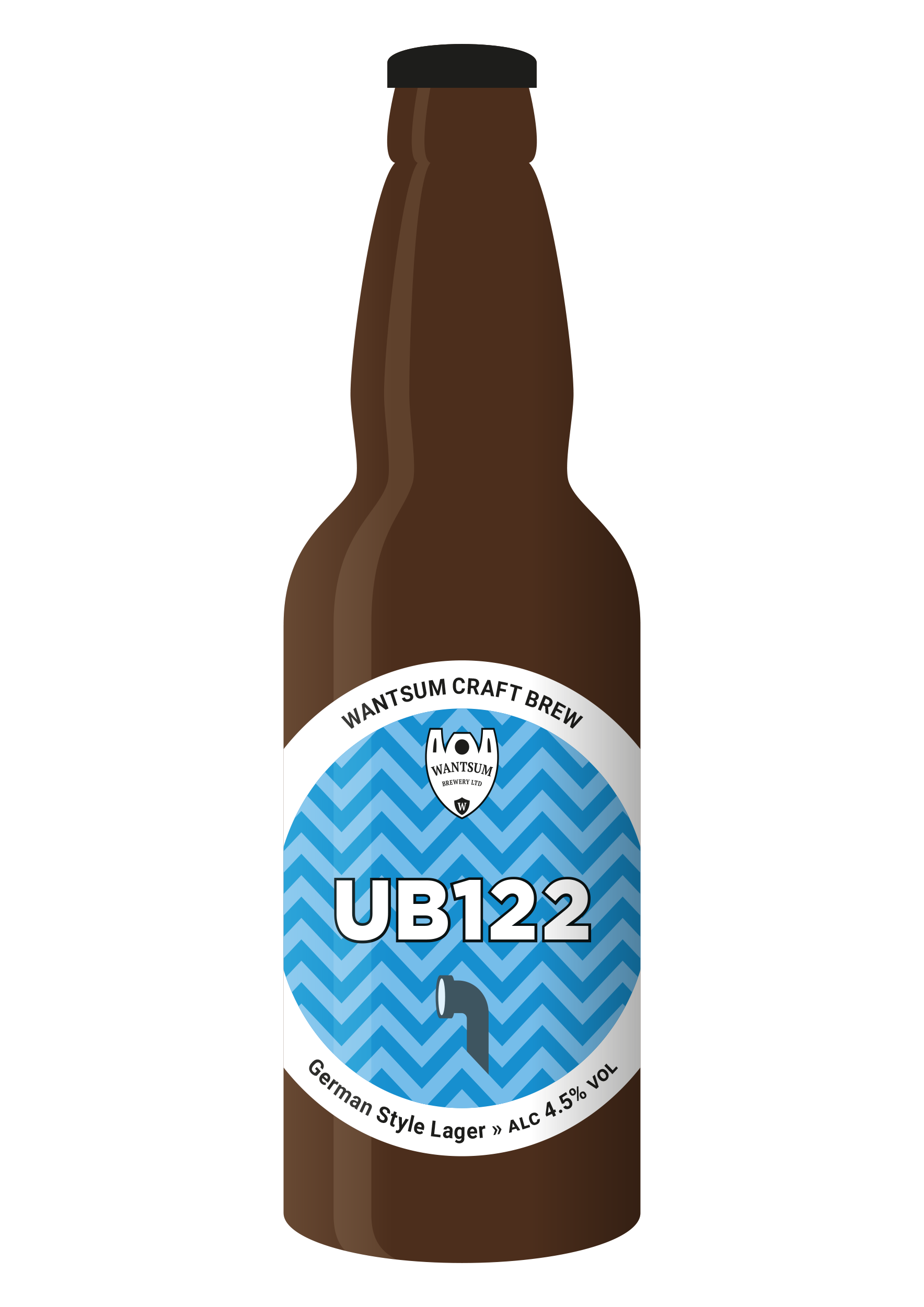 UB122 4 5 German Style Lager Wantsum Brewery