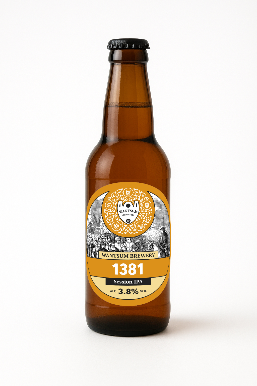 1381 - 3.8% Session IPA 500ml Bottles